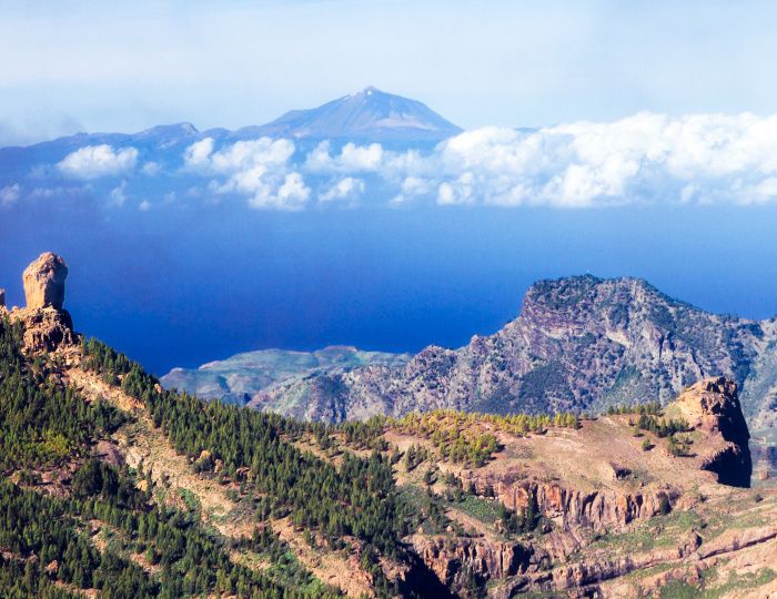 Teide of Tenerifa & Pico Nublo of Gran Canaria