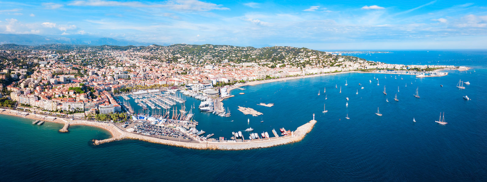 Panorama von Cannes, Frankreich