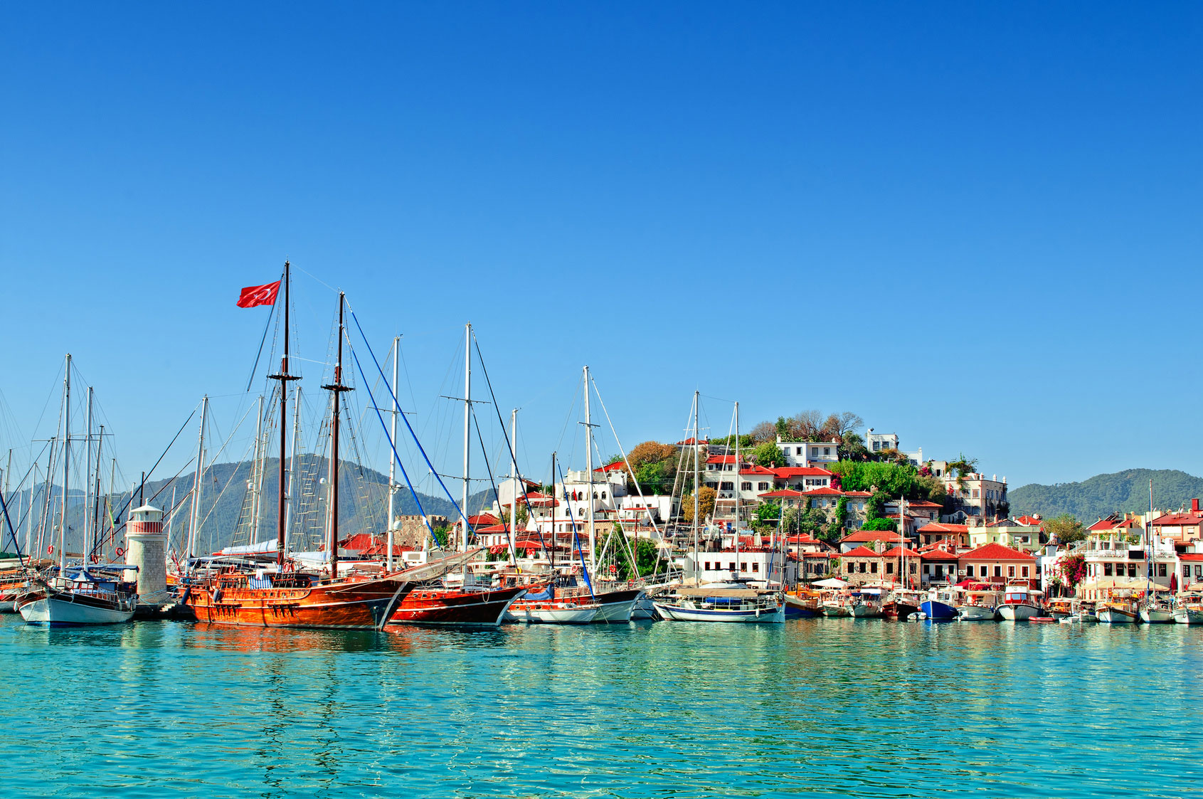 Hafen Marmaris in der Türkei