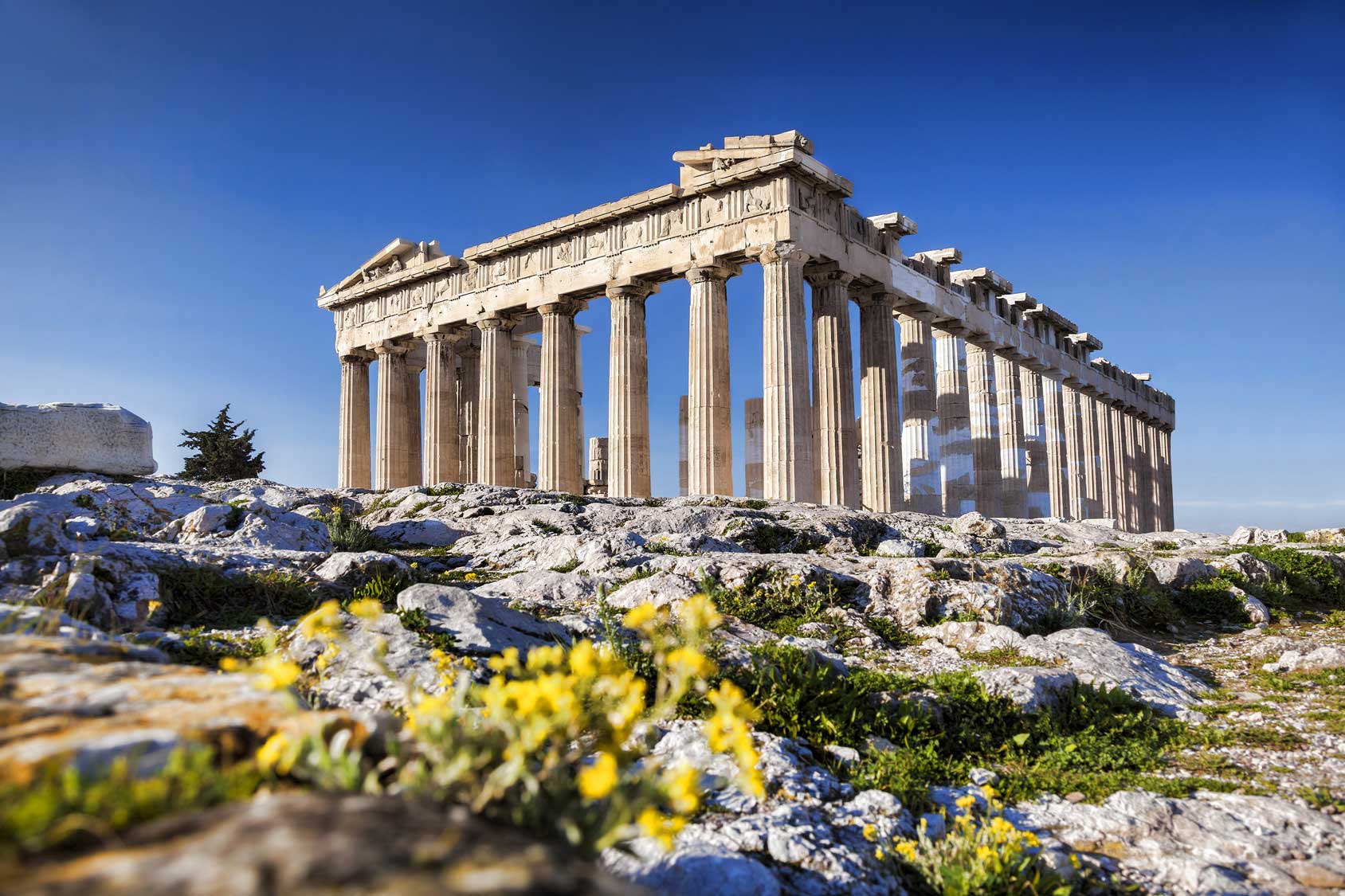 Parthenon-Tempel auf der Athener Akropolis in Griechenland