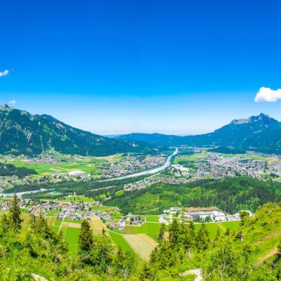 Die Stadt Reutte in Tirol